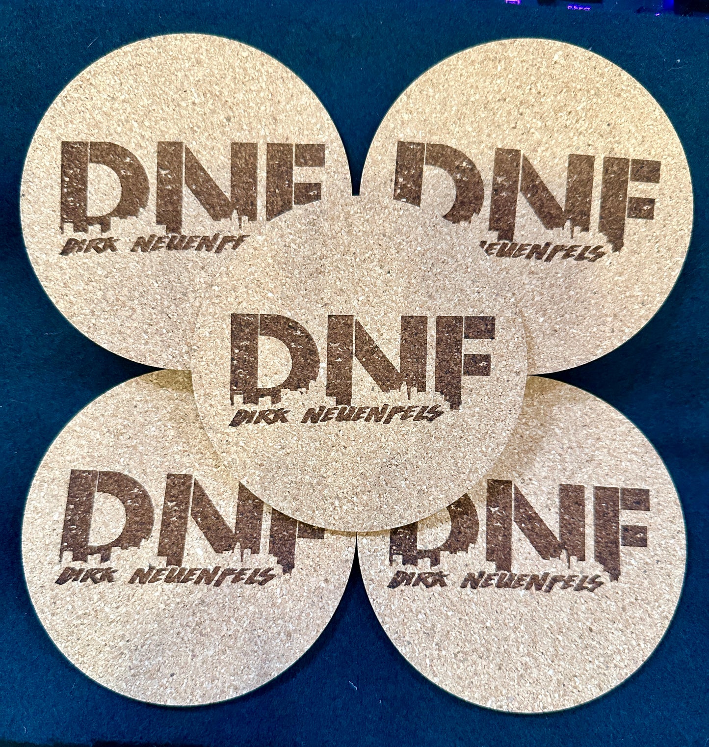 DNF Kork Untersetzer (5er Set)